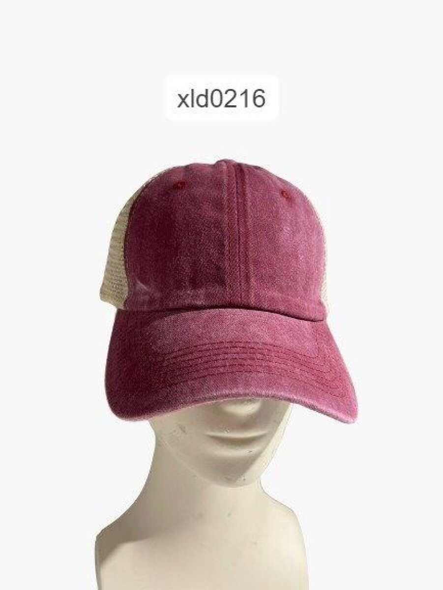 Lifestyle - ACTIVE - Duck Gorro Tongue Hat con rejilla de Unisex - XLD02 - Bordo-beige 