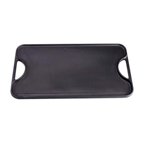 Plancha Hierro Curado Reversible 47x25cm C/Asas (455) Ref.34 NEGRO