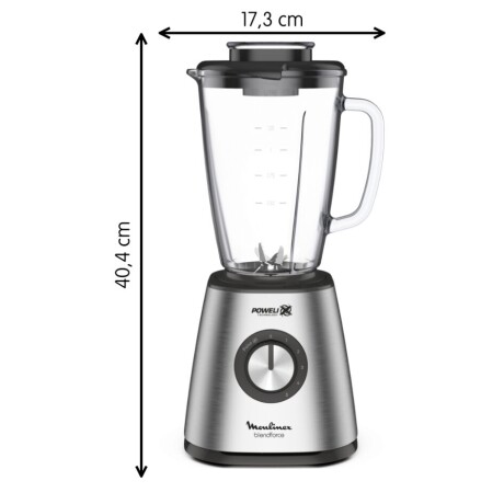 Licuadora Moulinex De Acero Inox, Con Jarra Vidrio, 5 velocidades, 800w, Color Plateado Licuadora Moulinex De Acero Inox, Con Jarra Vidrio, 5 velocidades, 800w, Color Plateado
