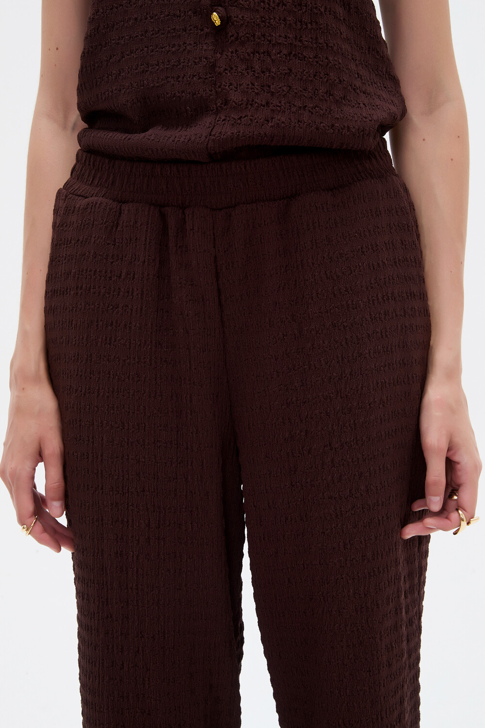 Pantalon Zeto Marron