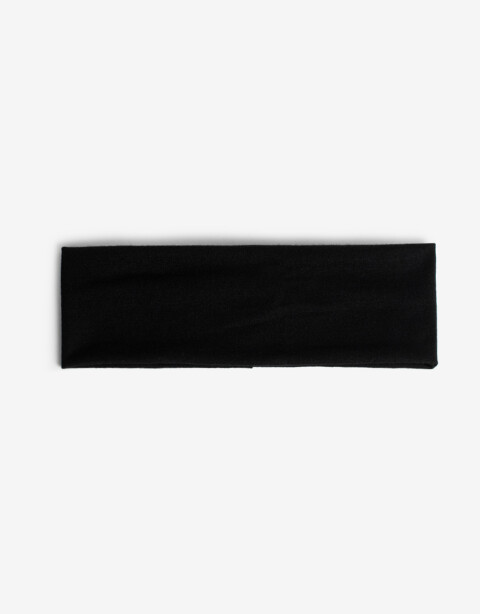 Vinchas Textiles Lisas Vincha Textil Sporty - Negro