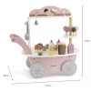 Mini Carrito Helados De Madera Heladería Polar B Mini Carrito Helados De Madera Heladería Polar B