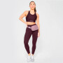 Top No-Bounce High Impact Sports Bra Mujer Oxblood/classic White