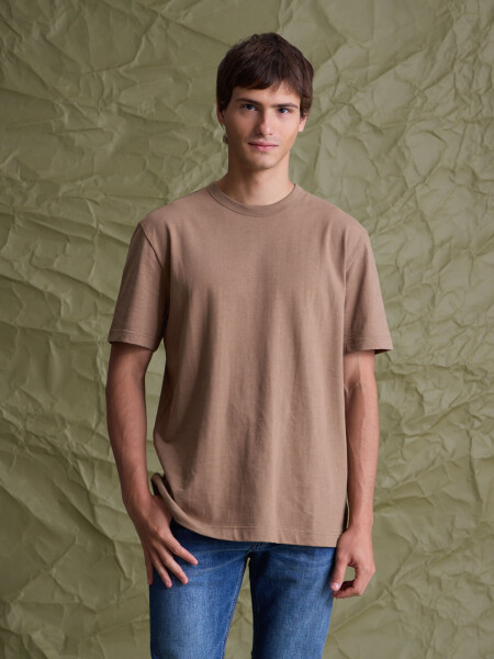 T-SHIRT OCTANS CAMEL