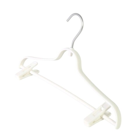 PERCHA PLAST BLANCO C/GANCHO 40X22CM Unica