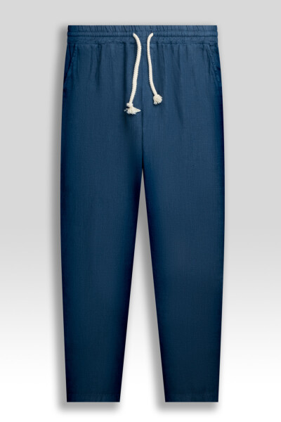 PREMIUM LINEN PANTS Indigo