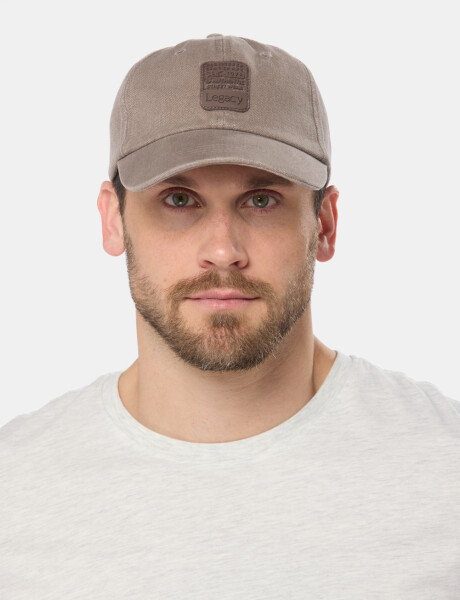 GORRO VISERA DE LONA Beige