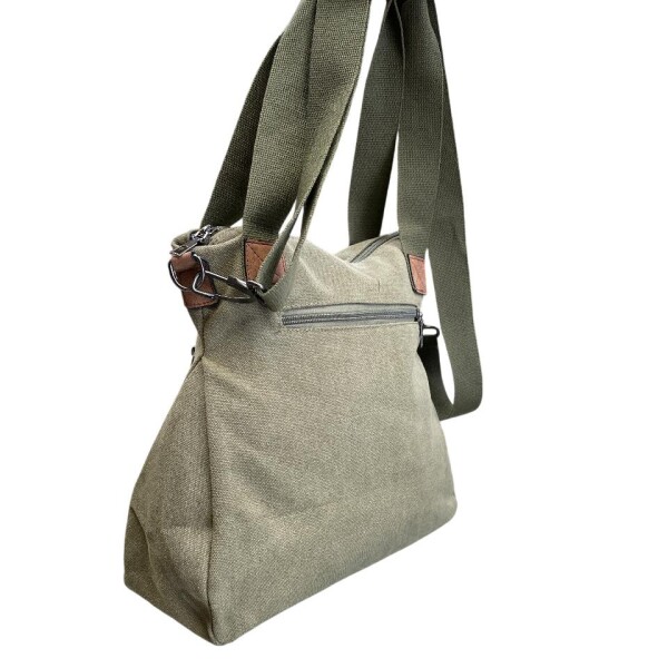 Cartera Safari Lona Verde