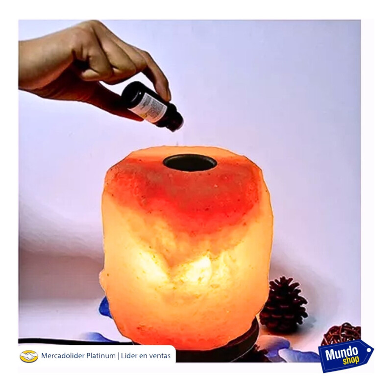 Lámparas De Sal Del Himalaya Aroma Escencia De Regalo. Naranja