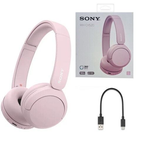 Auricular Sony Bluetooth ON-EAR WH-CH520 Rosado