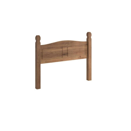 Respaldo 2 plazas Madera Maciza 140cm Linea Mexicana Oscuro