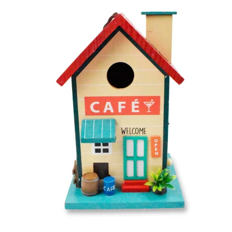 CASITA DE PAJARO DE MADERA CASITA DE PAJARO DE MADERA
