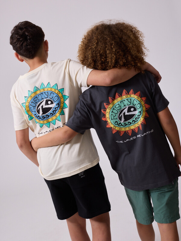 T-SHIRT EGAPE TEEN RUSTY Gris Oscuro