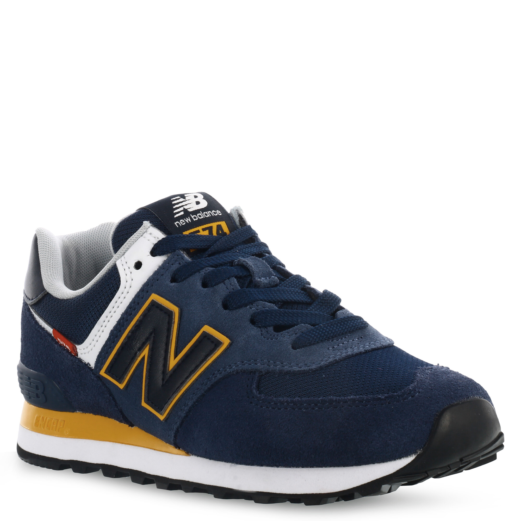 Clasicc Traditionnels New Balance - Azul/Naranja — Peppos