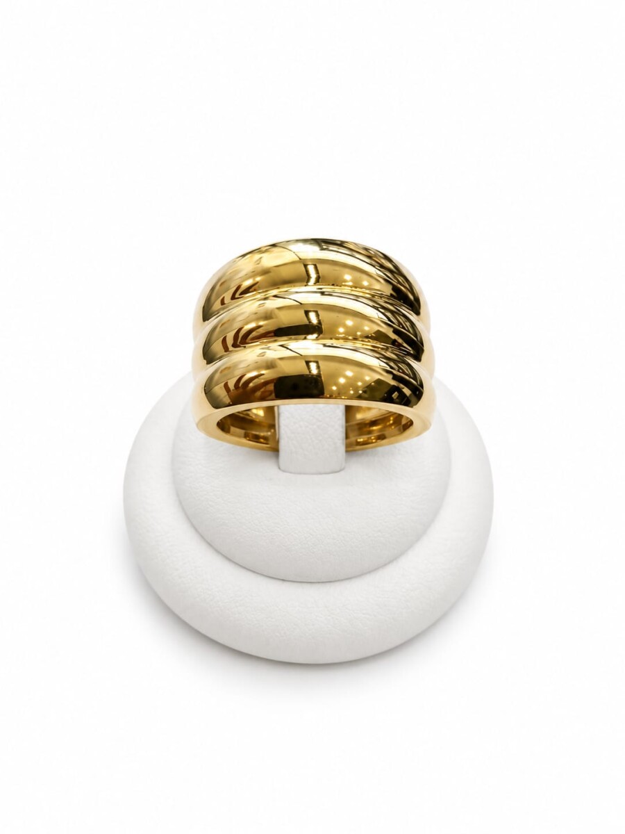 Anillo triple Oro 9 Kt 