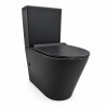 Inodoro largo con mochila VIP Negro Mate 70X36.50X83cm Inodoro Largo Con Mochila Vip Negro Mate 70x36.50x83cm