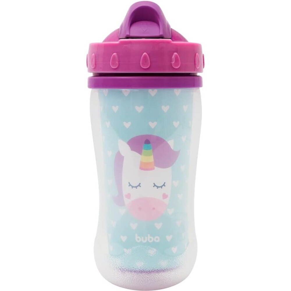 Vaso doble pared animales BUBA unicornio
