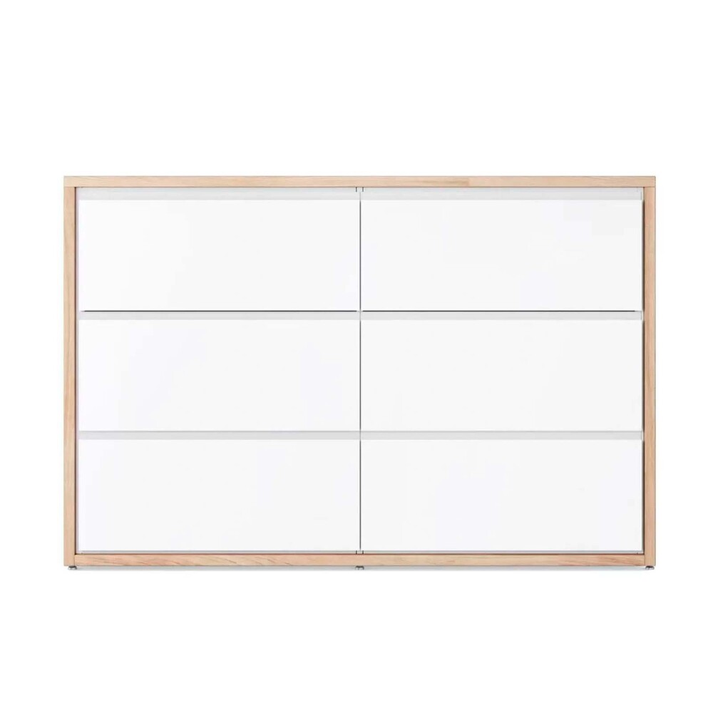 ROCKY 6 CAJONES MDF-Y-MADERA BLANCO CÓMODA KIDS 6C