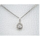 Cadena Y Colgante Oro Blanco 18 K Y Brillantes Cadena Y Colgante Oro Blanco 18 K Y Brillantes