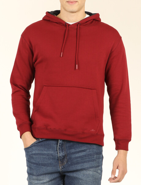 470914 SWEATER CANGURO HARRY Rojo Oscuro