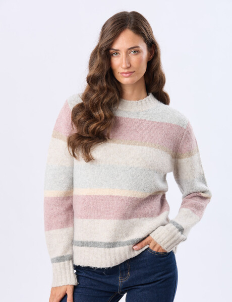 BUZO TEJIDO DE ABRIGO Rosa