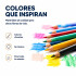 Set Kit Arte Dibujo Y Pinturas 208 Piezas Valija Infantil Variante Color Azul