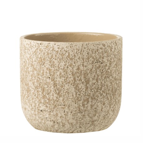 MACETA CERAMICA NATURAL-BEIGE RUSTIC