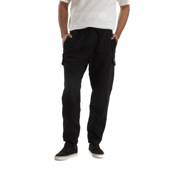 Quiksilver Jogger Cargo Gabardina Hombre - Negro Negro