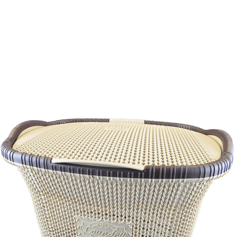 Cesto para ropa 65 lts CREMA