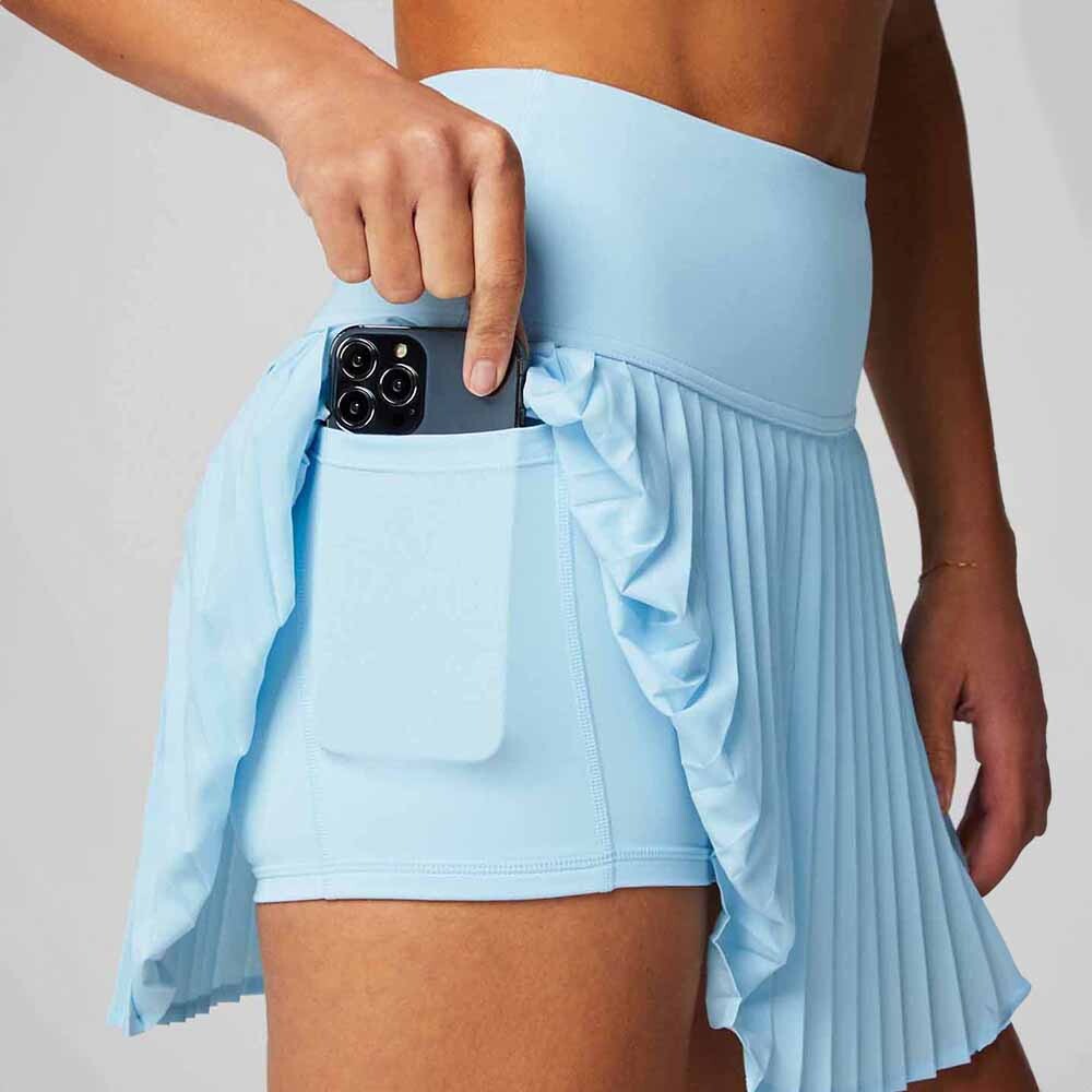 Falda Con Malla Hot Shot Pleated Skirt Classic Mini Mujer Iced Out