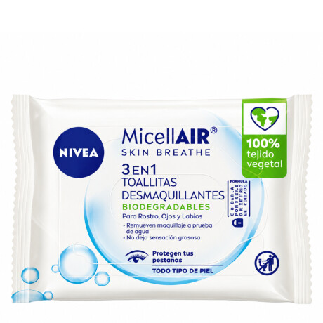 Toallitas Desmaquillantes Nivea Micellar 25 Unidades Toallitas Desmaquillantes Nivea Micellar 25 Unidades