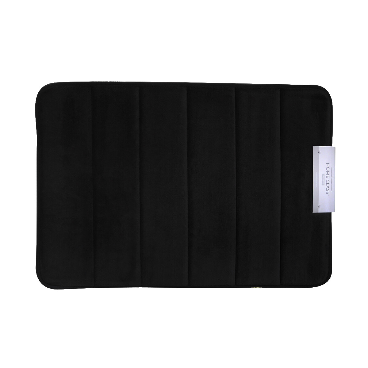 Alfombra Baño con Memoria Home Class Microfibra 43 x 61 cm - NEGRO 