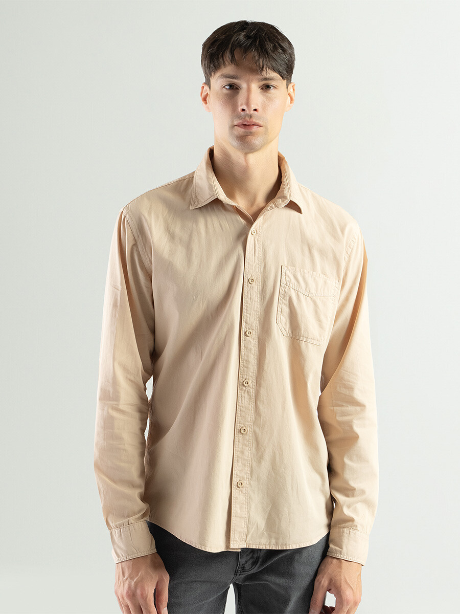 Camisa de Algodón Texas - Beige 