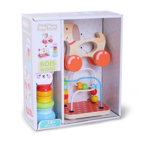 Playset Edu Fun 3 en 1 Didáctico Madera 001