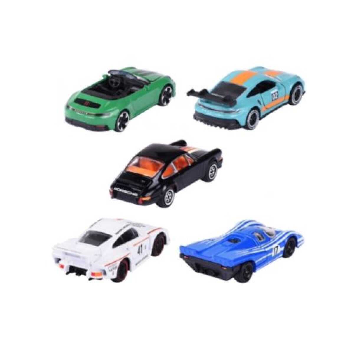 Majorette Porsche Autos de Metal Pack x 5 - Majorette Porsche Autos De Metal Pack X 5 