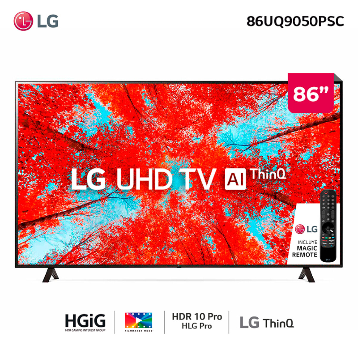 Tv LG UHD 4K 86" Smart TV - Unica 