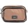 Bandolera Canva Jersey mostaza con bolsillo frontal y correa ajustable Beige