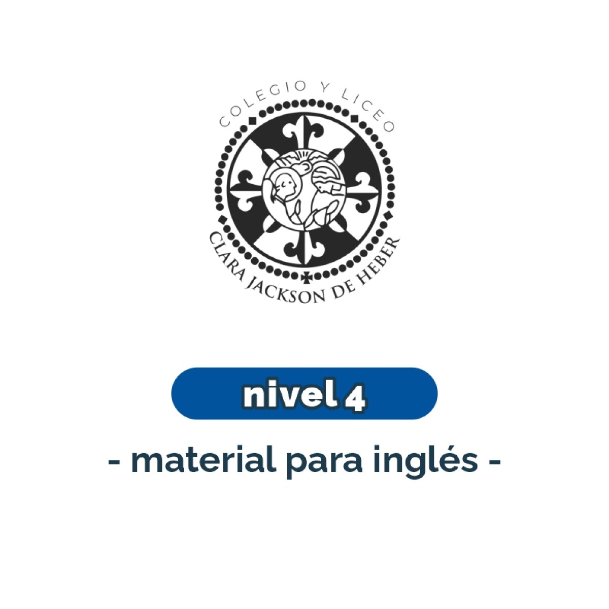 Lista de materiales - Inicial Nivel 4 inglés CJH 