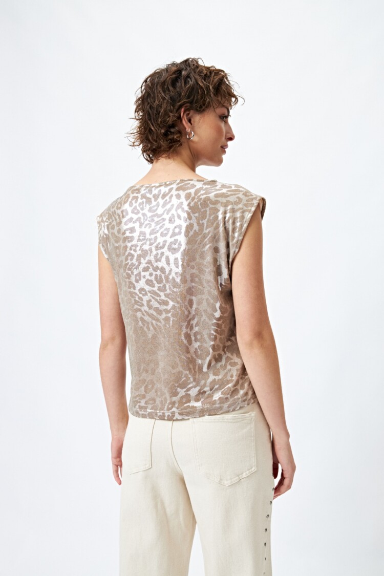TOP HILTON Beige