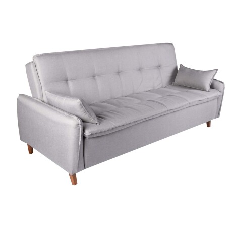 SOFÁ CAMA MADERA-Y-TELA GRIS ESSENTIA GRIS CLA