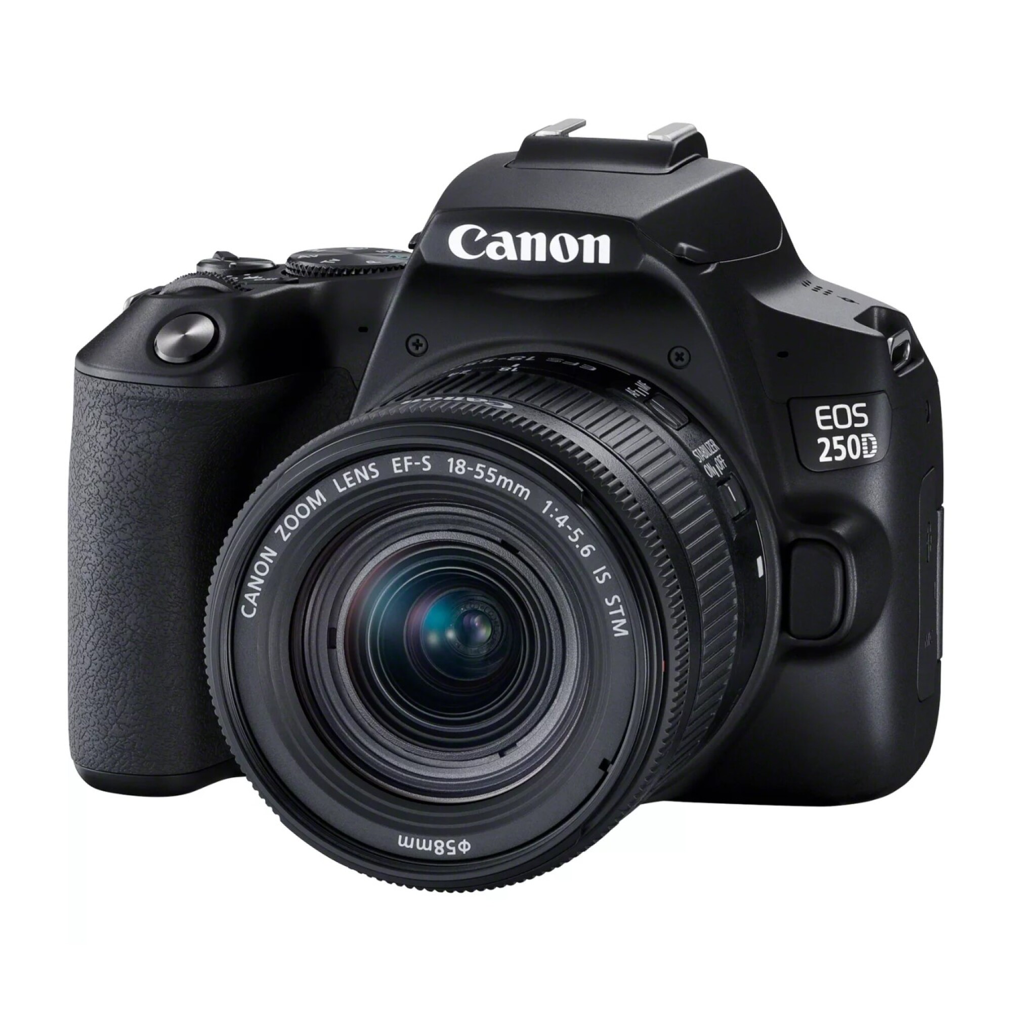 Camara Digital Canon EOS 250D Wi-Fi + Lente EF-S 18-55mm Kit - Negro —  Cover company