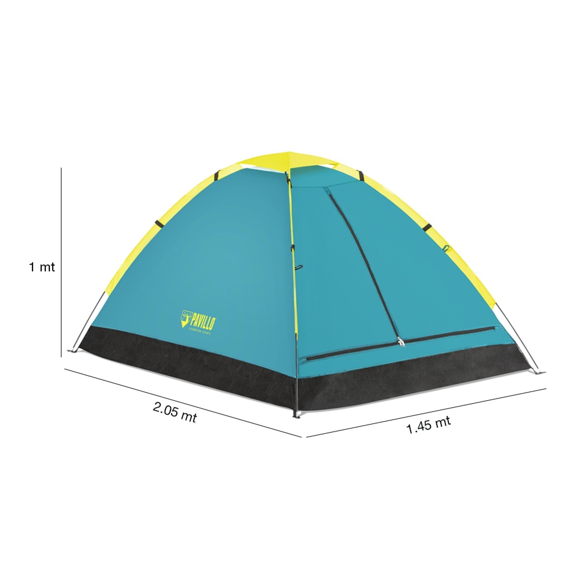 Carpa Igloo Pavilo para 2 Personas con Bolso para Camping - Verde — HTS
