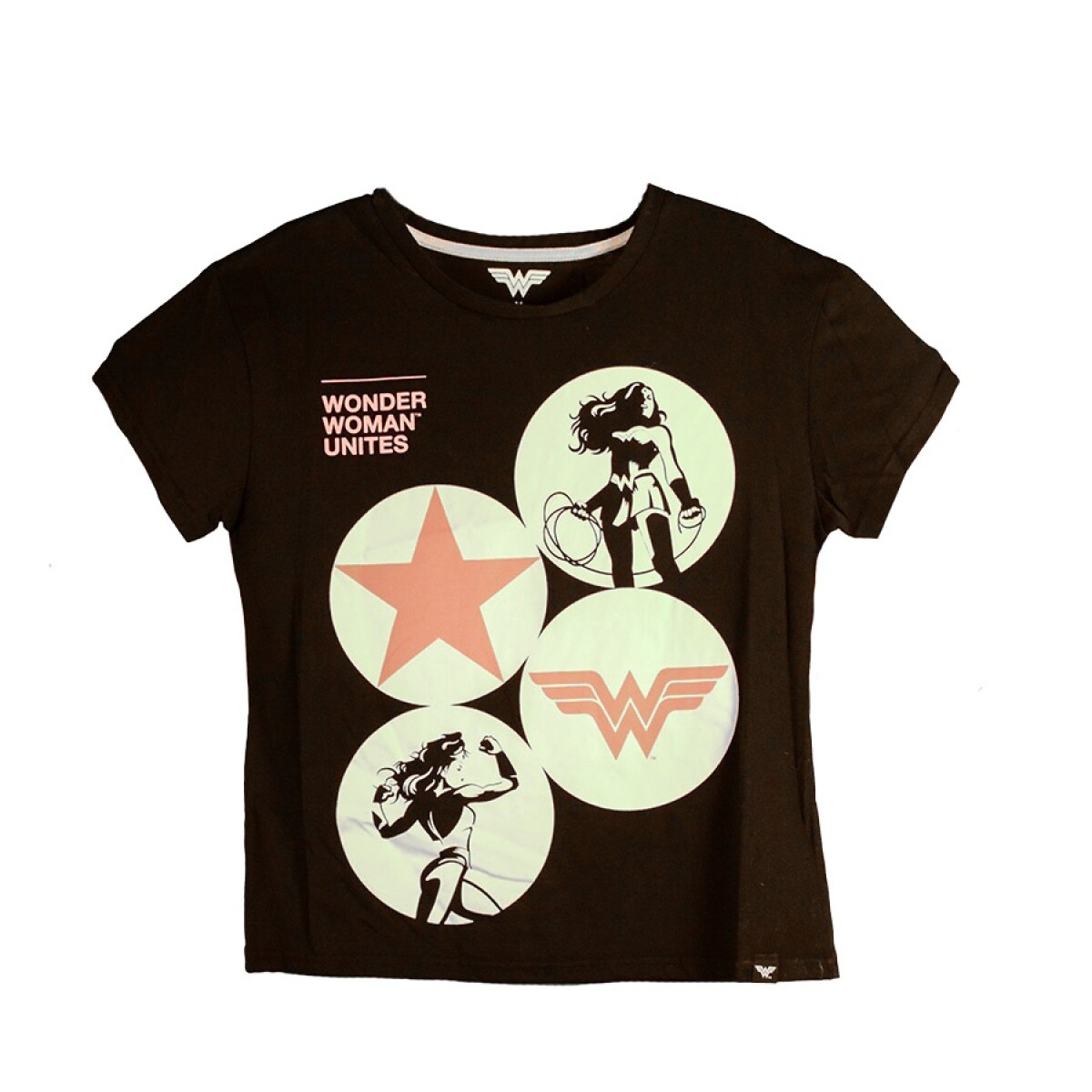 Remera DC Wonder Woman de Mujer - WWIASS24001 - Negro 