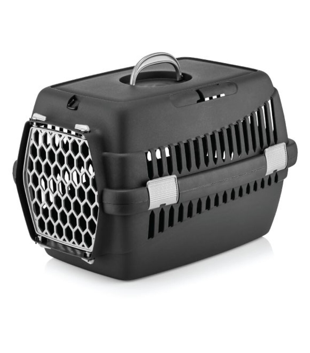 5097 PET CARRIAGE BAG M BLACK BLACK/GREY 