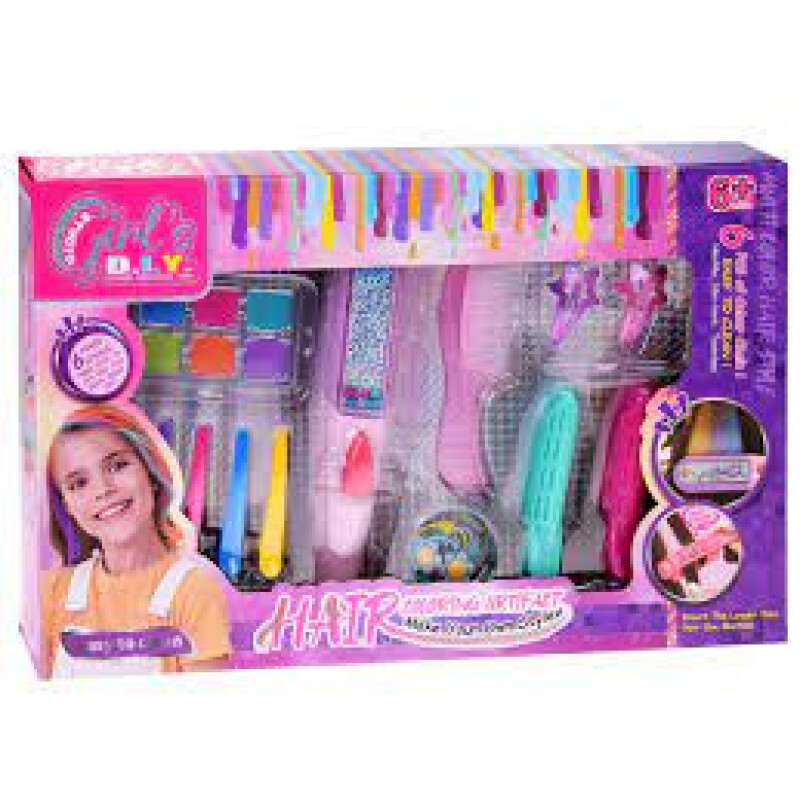 Tiza para el cabello, tinte colorido y set de peinado Tiza para el cabello, tinte colorido y set de peinado