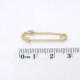 Alfiler Para Bebe En Oro 18K. Largo 2.5 cm Alfiler Para Bebe En Oro 18K. Largo 2.5 cm