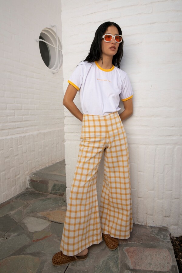 Pantalon escocés Yellow