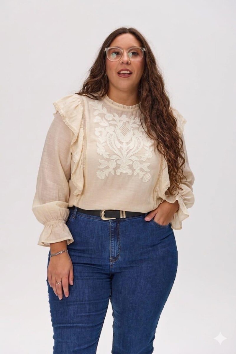Blusa Olivia - Beige 