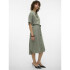 VMBUMPY SS CALF SHIRT DRESS WVN GA Hedge Green