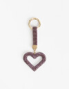 Llavero Strass Llavero Y Bag Charm Corazón Strass - Violeta Lila